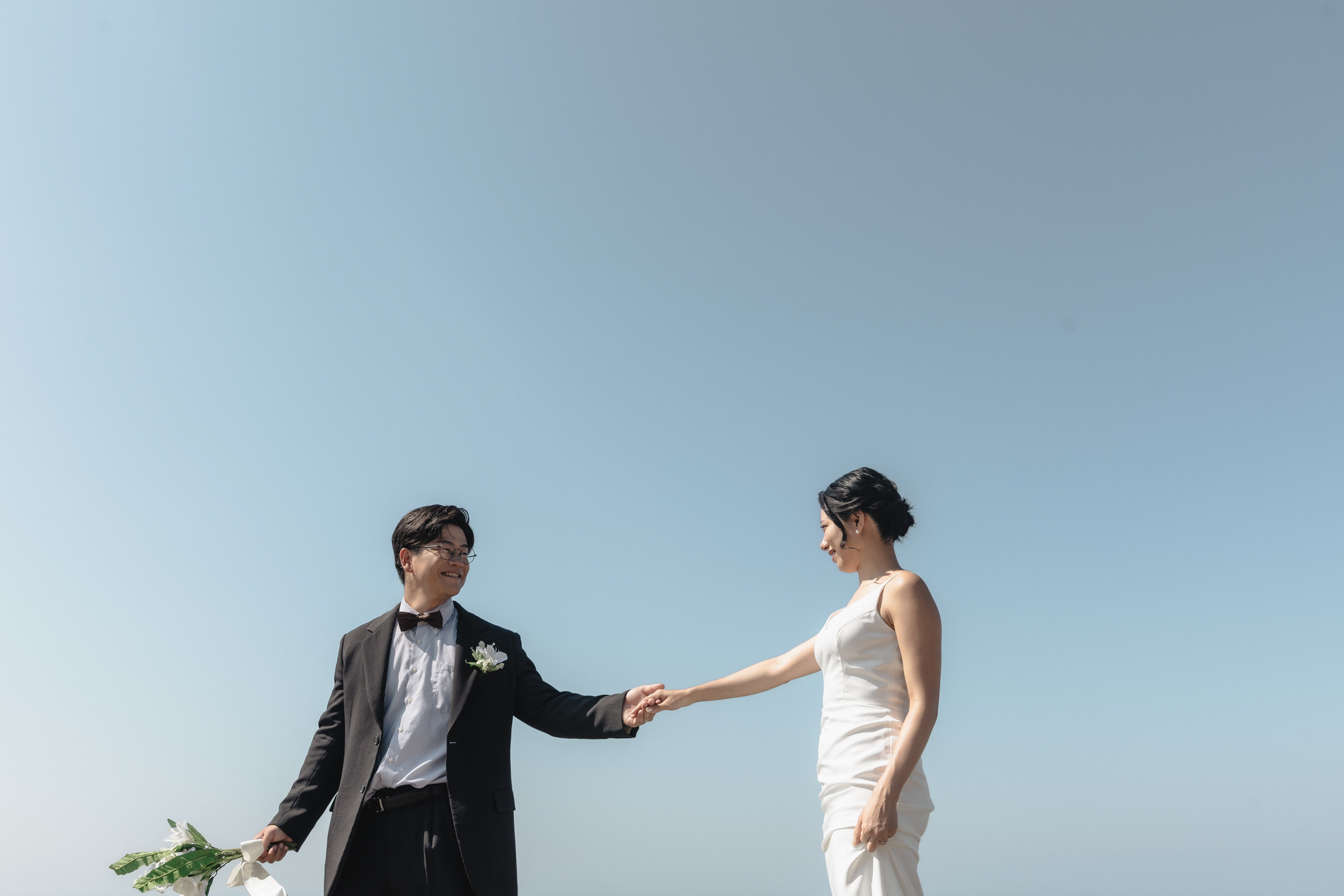 CesWedding 青空のロケーション前撮り 稲毛海浜公園